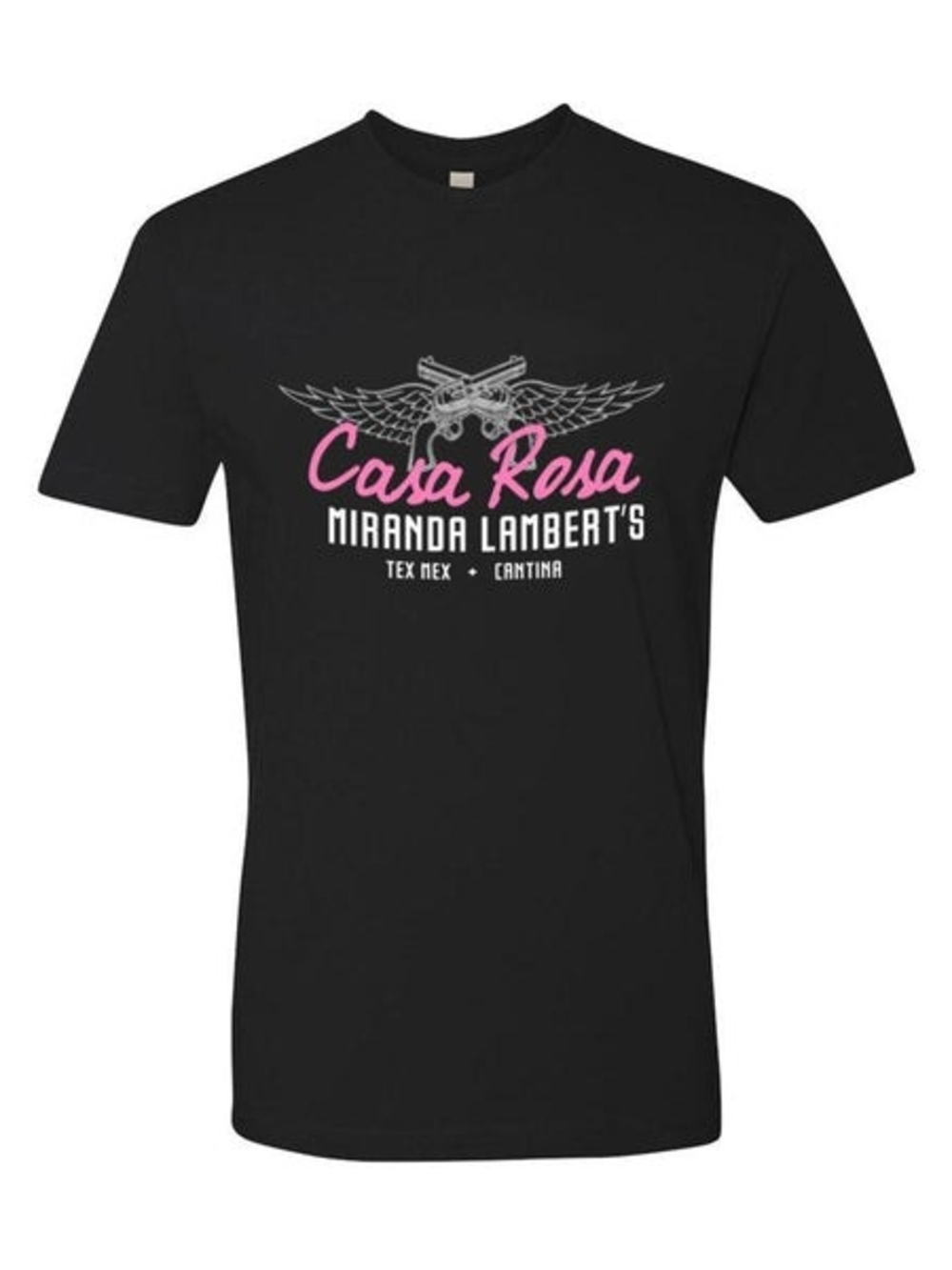 Casa Rosa Miranda Lambert's Black Short Sleeve Graphic Tee